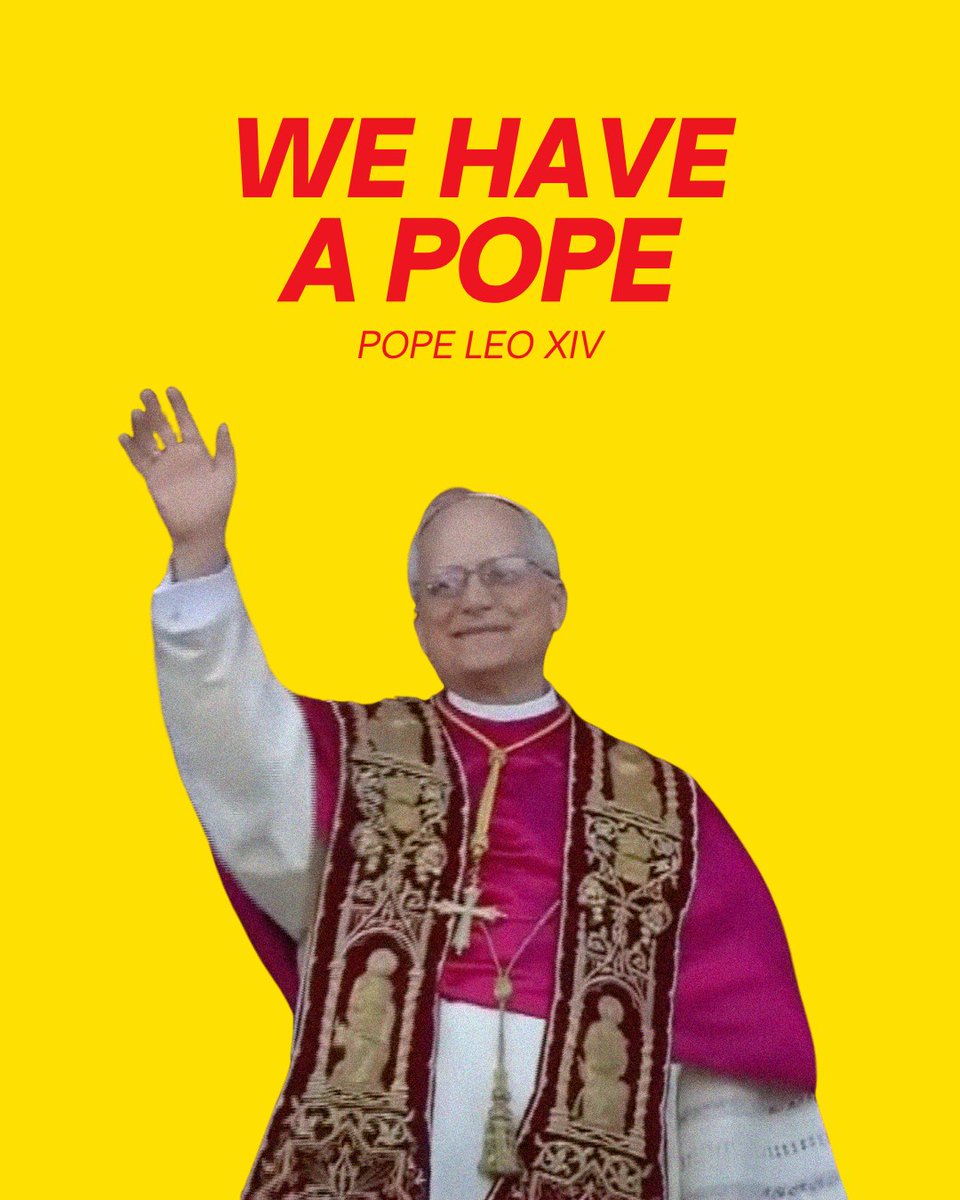 Habemus Papam! We have a pope.

Introducing Pope Leo XIV, formerly Cardinal Robert Prevost, from The United States of America.

Let us pray for our new Holy Father as he begins his mission as the successor of St. Peter.

#focuscatholic
#vatican
#newpope
#popeleoxiv