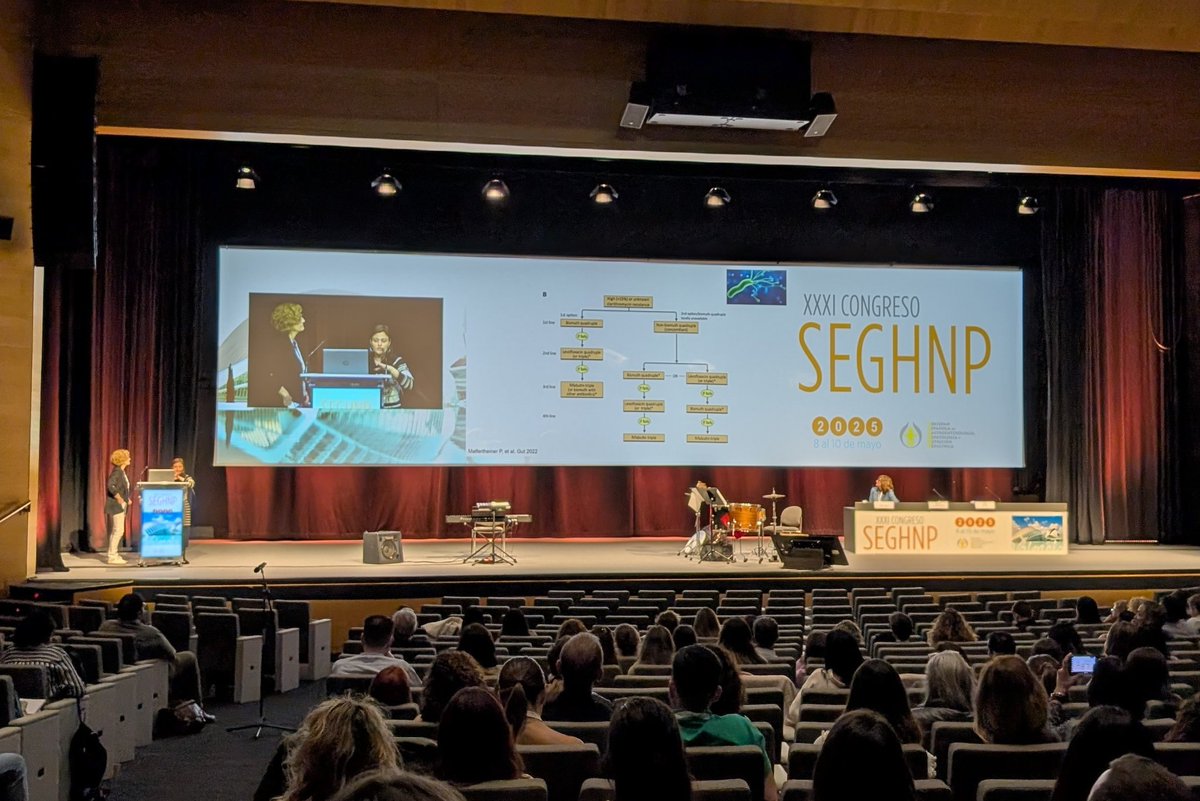 La sesión conjunta entre gastroenterólogos pediatras y de adultos está dedicada este año al Helicobacter pylori #SEGHNP