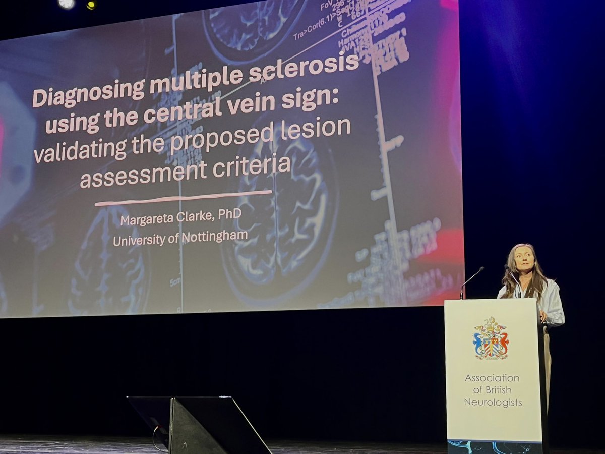 Proud to be presenting at #ABN2025 in Liverpool. We show that the NAIMS CVS assessment criteria are needed to maintain diagnostic performance of a simplified CVS rule (finding 6 CVS+ lesions). Finding more CVS+ lesions further increased specificity while maintaining sensitivity.