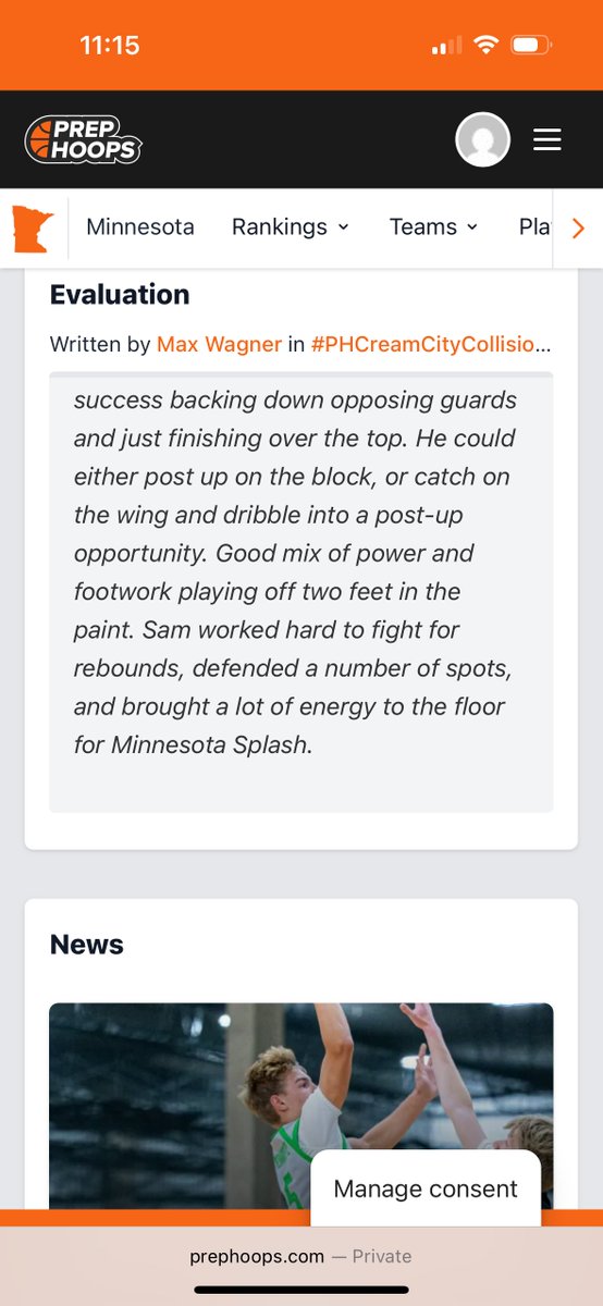 Sam Rupnow (@rupnowsam12) on Twitter photo Thank you <a href="/PrepHoops/">Prep Hoops 🏀</a> for the writeup this weekend at the #PHCreamCityCollision!
<a href="/FreshCoastHoops/">Fresh Coast Hoops</a> <a href="/PHCircuit/">Prep Hoops Circuit 🏀</a> <a href="/RyanJamesMN/">Ryan James</a> <a href="/MinnesotaSplash/">MINNESOTA SPLASH</a> Thank you <a href="/PrepHoops/">Prep Hoops 🏀</a> for the writeup this weekend at the #PHCreamCityCollision!
<a href="/FreshCoastHoops/">Fresh Coast Hoops</a> <a href="/PHCircuit/">Prep Hoops Circuit 🏀</a> <a href="/RyanJamesMN/">Ryan James</a> <a href="/MinnesotaSplash/">MINNESOTA SPLASH</a>