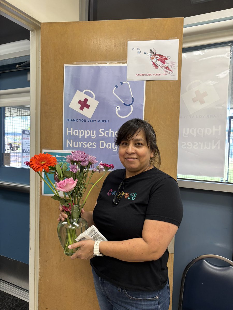 Happy Nurses Day to our amazing health assistant, Mrs. Romero. Thank you for your compassion, care and dedication to keeping our #NorthamKnights safe and healthy every day ❤️ <a href="/RowlandSchools/">Rowland Schools</a>