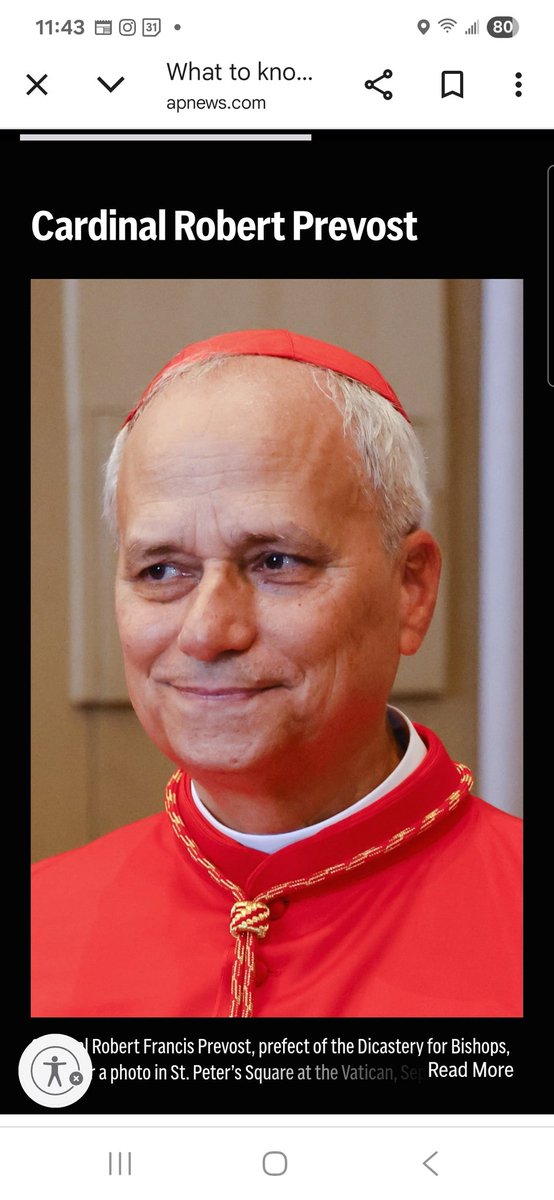 Congratulations Pope Leo XIV. 
The world will see how the Missionary Pope will lead.