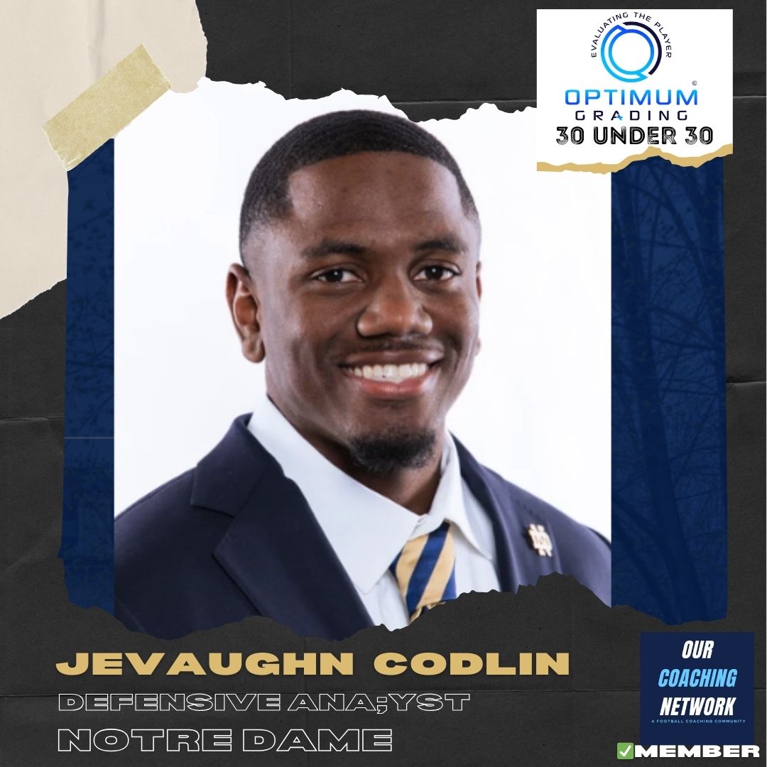 Our Coaching Network | A Football Coach Community (@ourcoachingnet) on Twitter photo 🏈Our Coaching Network 30 Under 30🏈
Welcome <a href="/NDFootball/">Notre Dame Football</a> Defensive Analyst <a href="/_CoachCod/">Jevaughn “Jcod” Codlin 🐢</a> to our 2025 Our Coaching Network 30 Under 30 Presented by <a href="/OGrading/">Optimum Grading</a> 👏
30 Under 30🧵👇 🏈Our Coaching Network 30 Under 30🏈
Welcome <a href="/NDFootball/">Notre Dame Football</a> Defensive Analyst <a href="/_CoachCod/">Jevaughn “Jcod” Codlin 🐢</a> to our 2025 Our Coaching Network 30 Under 30 Presented by <a href="/OGrading/">Optimum Grading</a> 👏
30 Under 30🧵👇