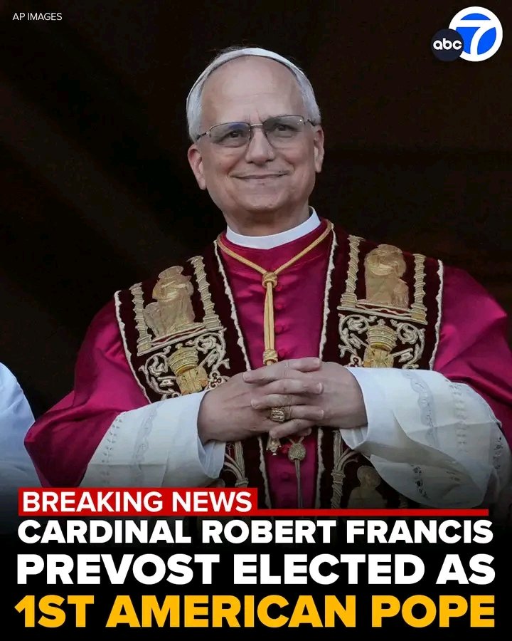 Pope Leo his original name is Robert is the first American Pope to be picked in over 2,000 years in the Catholic Church