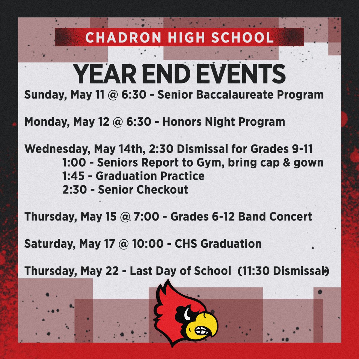 Buckle Up! The year-end events are almost here! #GoCardsNation