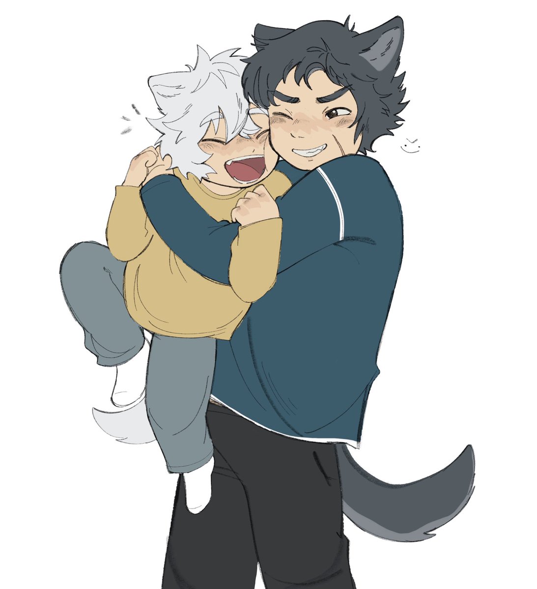 ccldyy's tweet image. hi i drew lumine and his brother 
#luminewebtoon
