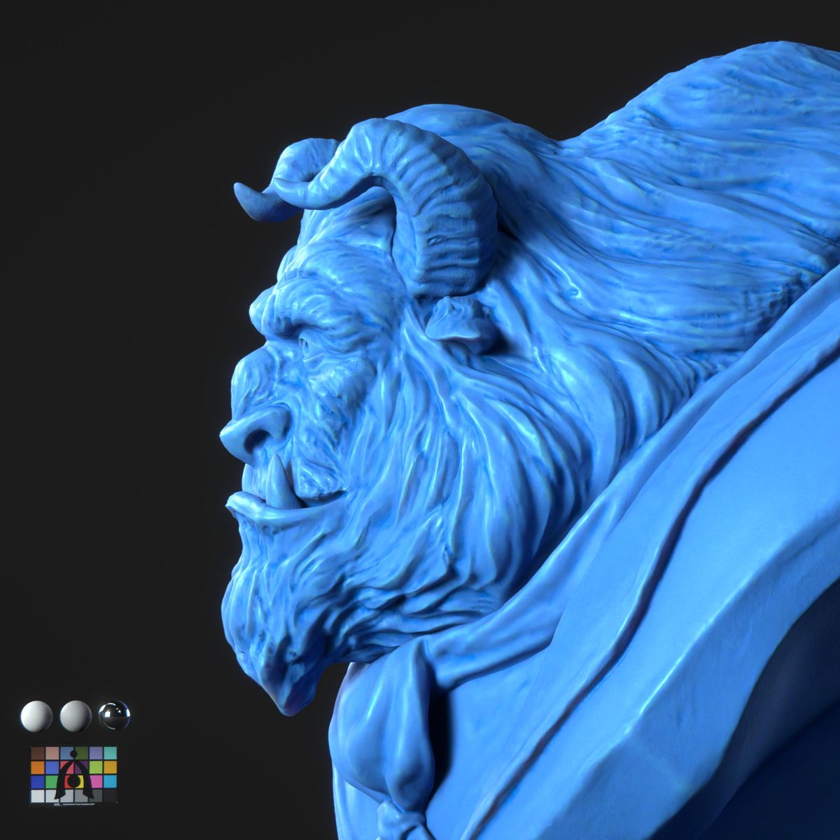 I've put this Beast #sculpture on #Gumroad. 
alinbolcas.gumroad.com/l/beast
It's from a while back, but it's gained some interest from people for #3D #3Dprinting.