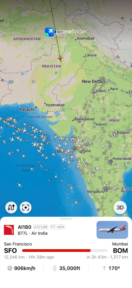 vinaym88's tweet photo. Follow flight AI180 from San Francisco to Mumbai with Plane Finder https://t.co/qyKQfgi58h ⁦@airindia⁩ super risky ! https://t.co/OT24lgdyyO