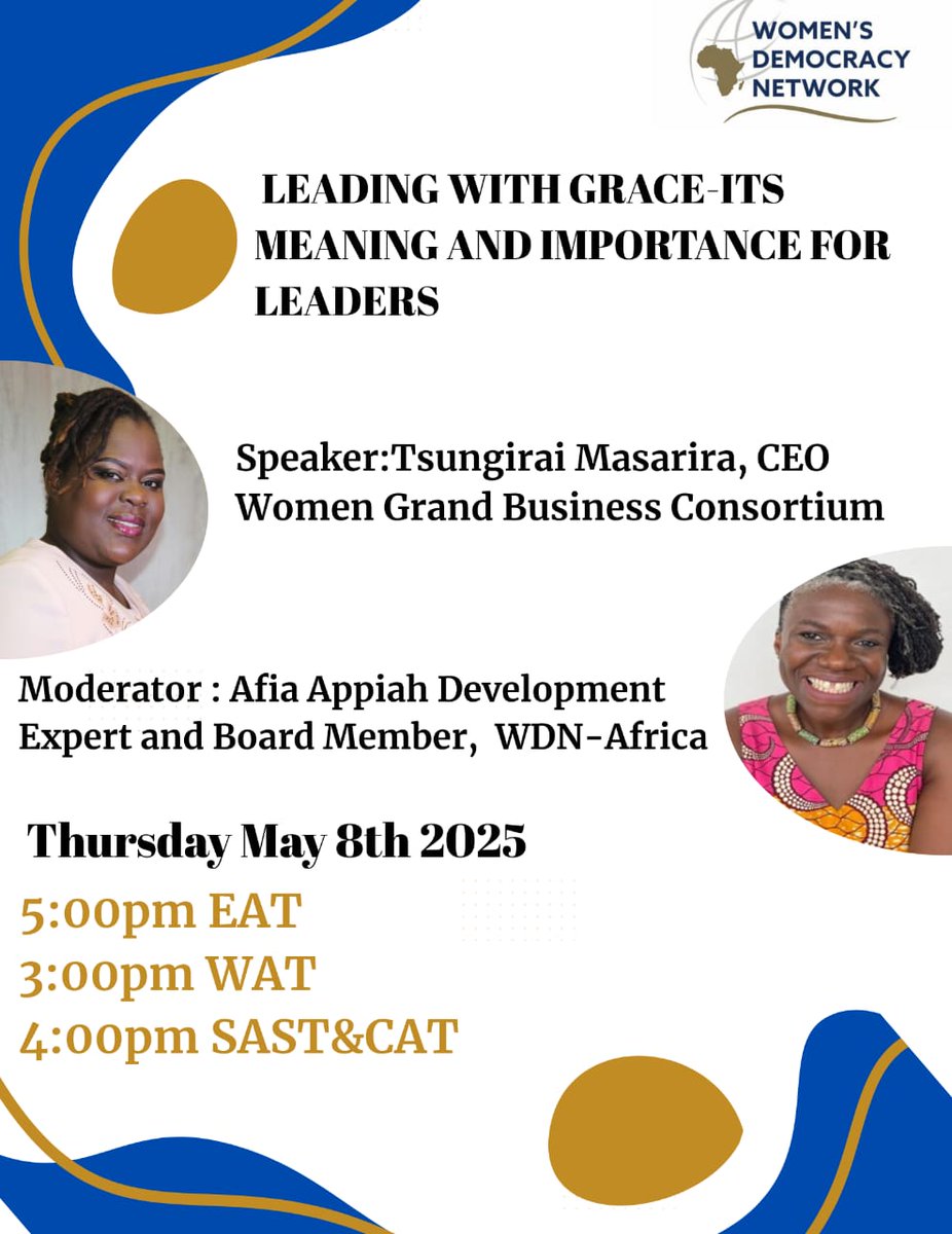 WDN-Uganda (@wdnuganda) on Twitter photo Today, <a href="/wdn_africa/">WDN-AFRICA</a> held a conversation on Leading with Grace-It's meaning and imp.. <a href="/AfiaAppiah2/">Afia Appiah</a> WDN Africa board member from Ghana moderated the conversation with a paper by @Lynda. Participants from various parts of Africa shared their experiences&key learnings <a href="/wdn/">Women's Democracy Network</a> <a href="/uwonet/">Uganda Women's Network</a> Today, <a href="/wdn_africa/">WDN-AFRICA</a> held a conversation on Leading with Grace-It's meaning and imp.. <a href="/AfiaAppiah2/">Afia Appiah</a> WDN Africa board member from Ghana moderated the conversation with a paper by @Lynda. Participants from various parts of Africa shared their experiences&key learnings <a href="/wdn/">Women's Democracy Network</a> <a href="/uwonet/">Uganda Women's Network</a>