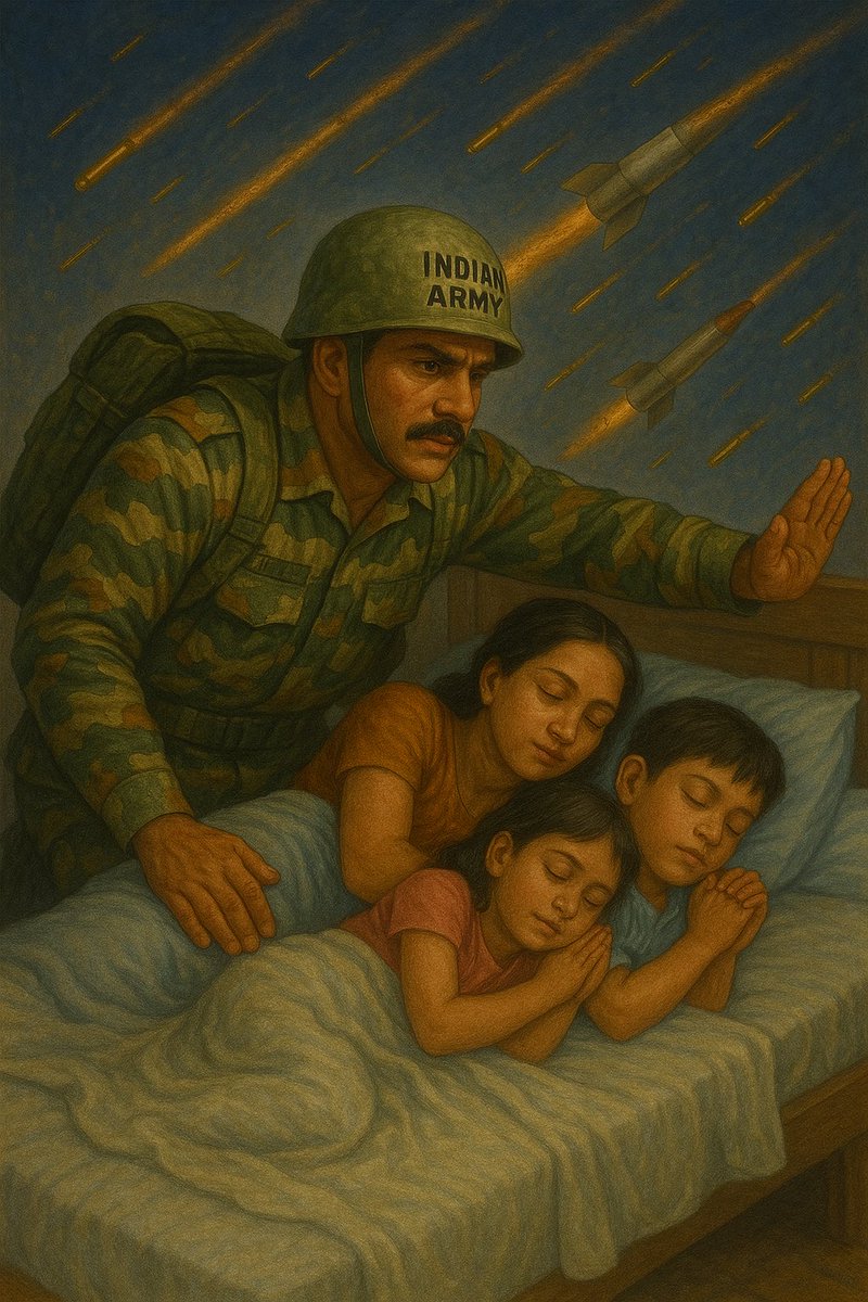 1abhishek_patel's tweet image. Remember who they are — the Indian Army. We sleep peacefully in our homes only because they stay awake, standing guard at the borders, taking every bullet meant for us. Salute to our real heroes
#OperationSindhoor #IndianArmy #IndiaPakistanWar #OperationSindoor2 #Jammu #war
