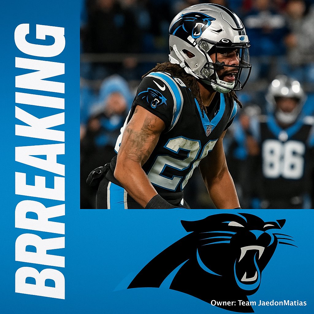 🚨 BREAKING🚨: Team JaedonMatias RB Jonathon Brooks has been ruled OUT for the 2025 season after being placed on the PUP list. Early blow to the Owner JaedonMatias’s backfield. #ImmortalGridiron