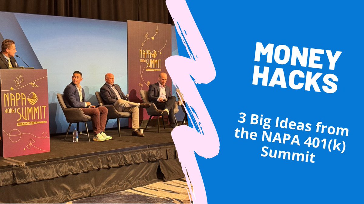 The future of retirement engagement isn’t just about more tech. It’s about smarter strategy. Here are 3 big ideas shaking up the 401(k) world: youtu.be/M5BE8zbybZk

#401k #RetirementReady #MoneyHacks