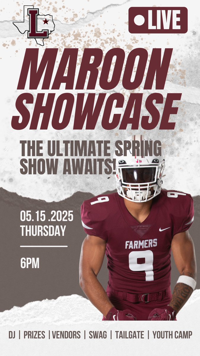 Join us one week from today as we celebrate the end of our Spring Practices. #TheLew
