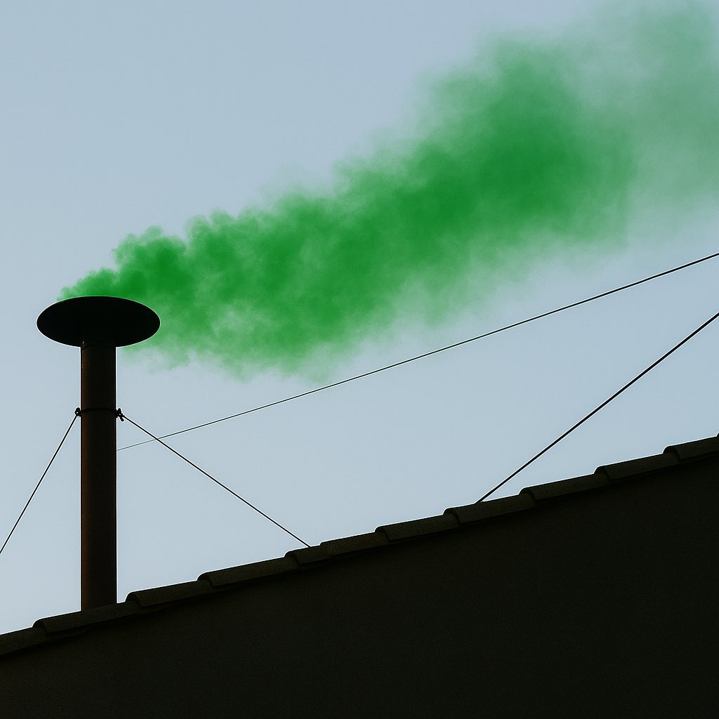 Manuj_Hidalgo's tweet image. Esperando la segunda fumata