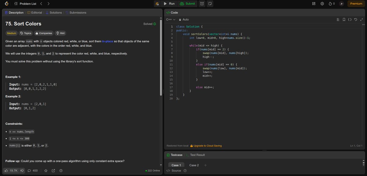 Aswin_004's tweet photo. ✅ Sort Colors: https://t.co/iIq2XcELX7
✅ Fruit Into Baskets: https://t.co/O3Mp6dOeN7
✅ Rotate Array: https://t.co/4vDENjDAyn

#DataStructures #Algorithms #CompetitiveProgramming #CodeEveryDay #SoftwareEngineering #DSA #Codeforces #Coding #Programming #100DaysChallenge https://t.co/nYgCX4cY30