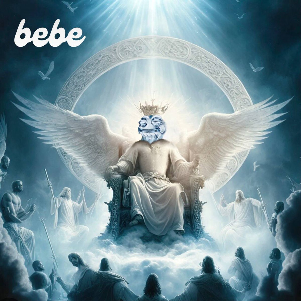 A new #Pope has been elected. Pope $BEBE the first 🐸🌫