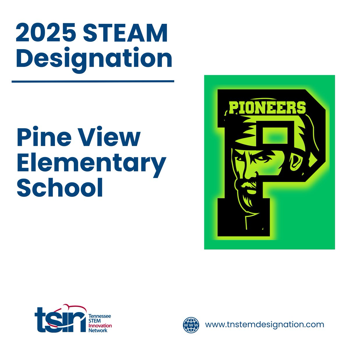 Tennessee STEM Innovation Network (@thetsin) on Twitter photo Celebrating Pine View Elementary School from Cumberland County for their commitment to innovation with its first STEAM Designation from the TN Department of Education! Your dedication and excellence in education are truly making an impact! #TNSTEM <a href="/TNedu/">TN Dept of Education</a> Celebrating Pine View Elementary School from Cumberland County for their commitment to innovation with its first STEAM Designation from the TN Department of Education! Your dedication and excellence in education are truly making an impact! #TNSTEM <a href="/TNedu/">TN Dept of Education</a>