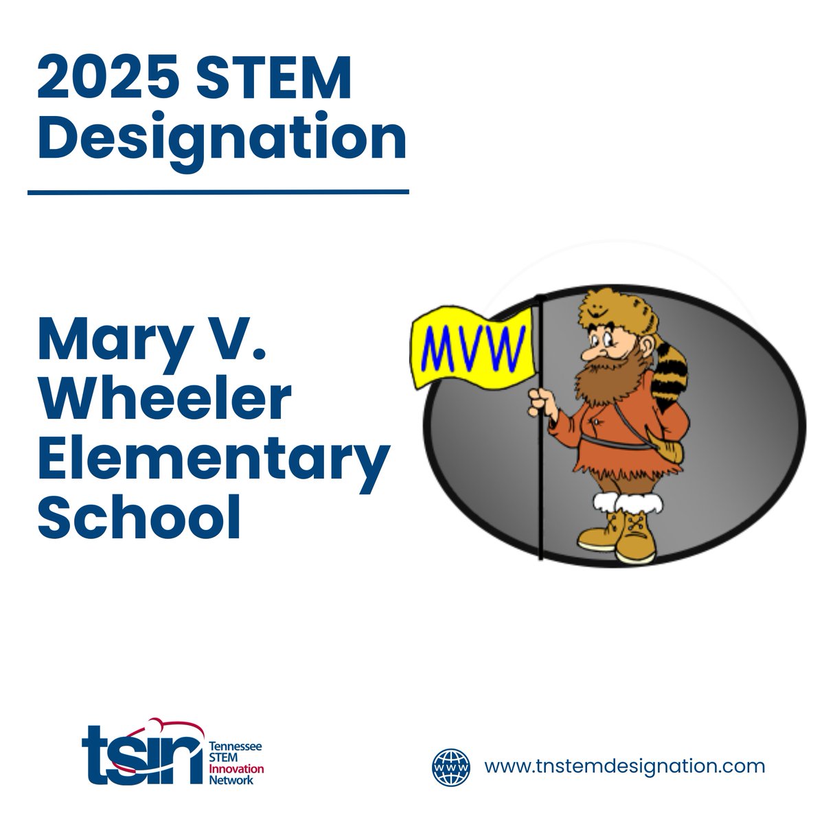 Tennessee STEM Innovation Network (@thetsin) on Twitter photo STEM status achieved! Congrats to Mary V. Wheeler Elementary School from Bledsoe County on being awarded STEM Designation from the TN Department of Ed! A well-earned recognition of the amazing work happening every day in your halls and classrooms! #TNSTEM <a href="/TNedu/">TN Dept of Education</a> <a href="/BledsoeSchools/">Bledsoe Co. Schools</a> STEM status achieved! Congrats to Mary V. Wheeler Elementary School from Bledsoe County on being awarded STEM Designation from the TN Department of Ed! A well-earned recognition of the amazing work happening every day in your halls and classrooms! #TNSTEM <a href="/TNedu/">TN Dept of Education</a> <a href="/BledsoeSchools/">Bledsoe Co. Schools</a>