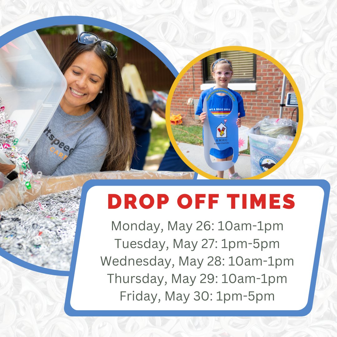 Pop Tab Pandemonium is around the corner and we’ve got a mission before school’s out: COLLECT 3 MILLION pop tabs in ONE WEEK!😱 Start saving tabs NOW or bring your stash during drop-off week! Let’s pop, drop, and crush this challenge! Learn more at ow.ly/S3Eh50VNaxy. 🥫🎉