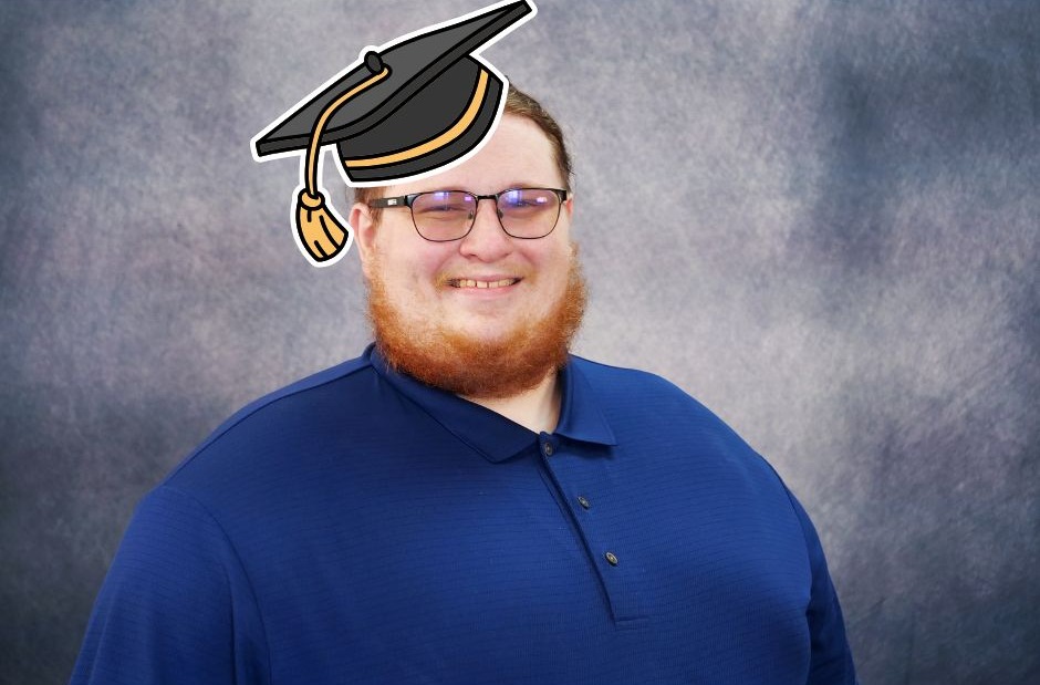 We are also celebrating another graduate this year!

Our Grad Assistant, Xavier, is wrapping up his degree and will be graduating this Spring. We want to give a congratulations and thank you! #hawksareup