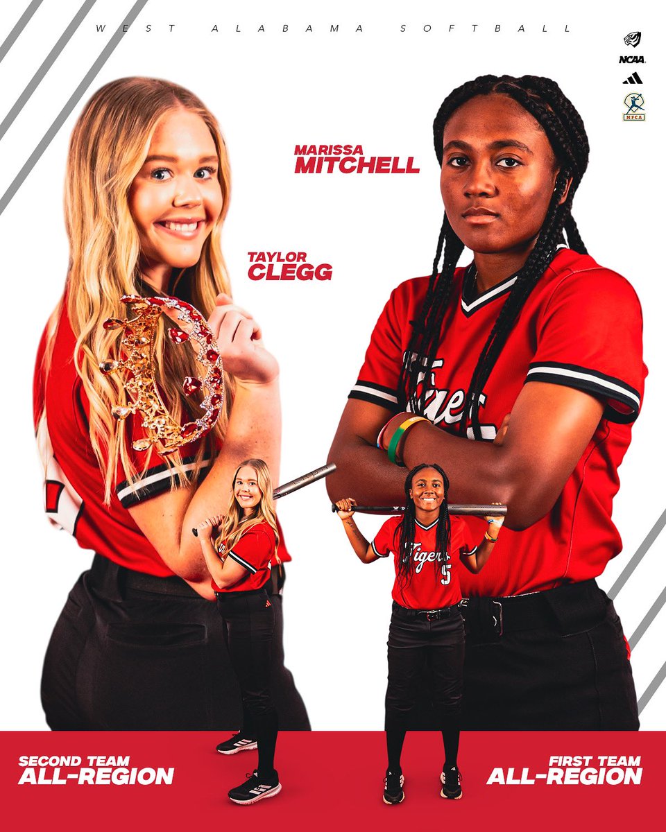 Their legacies continue to grow! 💫

Congrats to Marissa and Taylor on being named NFCA All-Region‼️