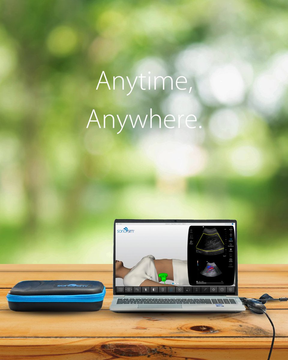 Ultrasound training that’s so portable, it’s practically a life hack. 💯

Learn anytime, anywhere—whether it’s your couch, a coffee shop, or somewhere way cooler. 

See it in action: bit.ly/4iU65tt

#sonosim #ultrasoundtraining #ultrasound #medsim #simulation