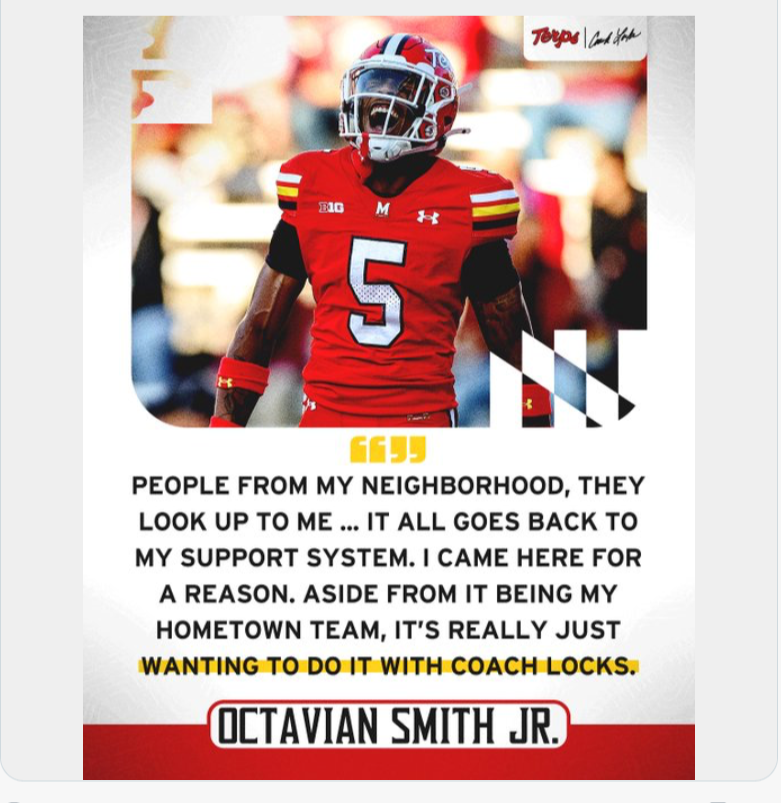 ChuckDouglas_'s tweet photo. “Where is a better place to do it than your city!” — Stefon Diggs 🏠🐢🏈 #StatePride #Play4More 

@TerpsFootball | #TBIA @TheMovementUMD #FreeGrandma #RunDMV @D1zion26 @immanueli24 https://t.co/BF4iGYgFmd