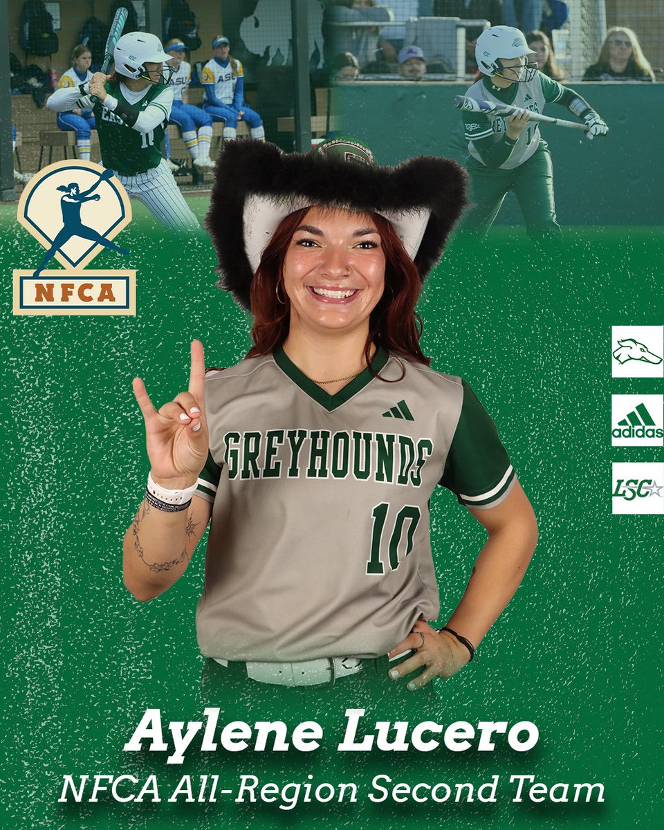 ENMU Softball (@enmusoftball) on Twitter photo ๐ผ๐ก๐ก-๐๐๐๐๐ค๐ฃ!!!
Alondra Vasquez and Aylene Lucero have both been recognized to the <a href="/NFCAorg/">National Fastpitch Coaches Association</a> South Central All-Region teams. Both earn their first career all-region honor.
#ENMU #ALLIN ๐ผ๐ก๐ก-๐๐๐๐๐ค๐ฃ!!!
Alondra Vasquez and Aylene Lucero have both been recognized to the <a href="/NFCAorg/">National Fastpitch Coaches Association</a> South Central All-Region teams. Both earn their first career all-region honor.
#ENMU #ALLIN