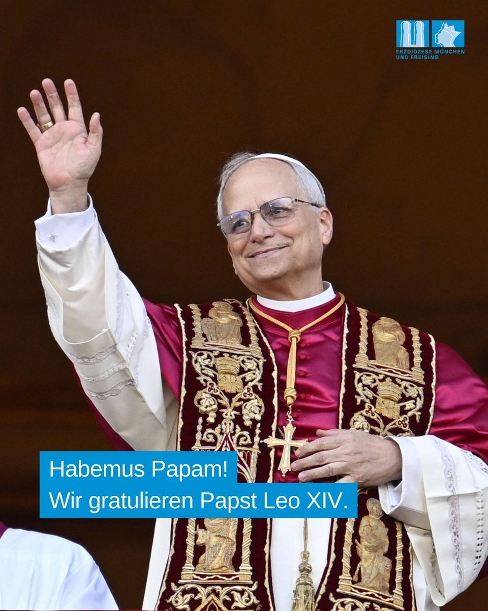 🎉Habemus Papam!
Wir freuen uns sehr über den neuen Heiligen Vater: Papst Leo XIV.
Robert Francis Prevost (69 Jahre alt), aus den USA, tritt nun das höchste Amt in der katholischen Kirche an.
🕊️Gott segne unseren Papst Leo XIV.
(Foto: IMAGO / Independent Photo Agency Int.)