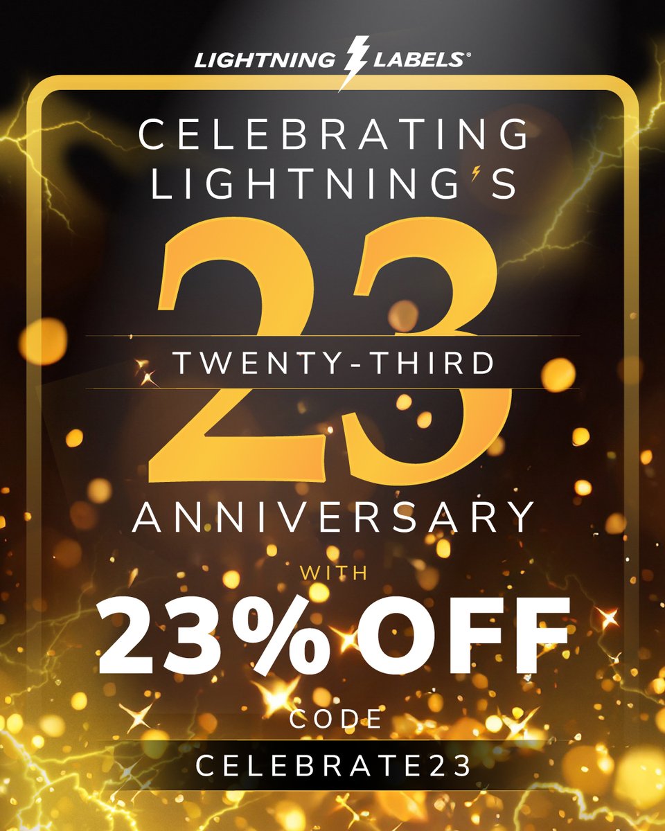 👀 Imagine watching everyone else snag 23% OFF and free shipping… while you sit there, label-less, wondering why you waited.
On orders $350+, online only, use code CELEBRATE23 before May 9, 11:59PM PST.
Don’t be the person who almost scored a deal. bit.ly/43b7rKr
