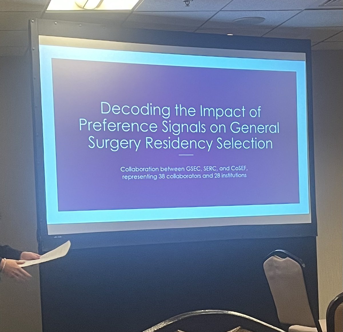 We’re waiting for you at Shark Tank. Vote for our project &amp; helps us help
 ✨ General Surgery applicants ✨ and programs to decode the impact of Preference Signals!

<a href="/SurgEdFellows/">Collaboration of Surgical Education Fellows</a> <a href="/Surg_Education/">Association for Surgical Education</a> 

#sew2025 #ASE2025
