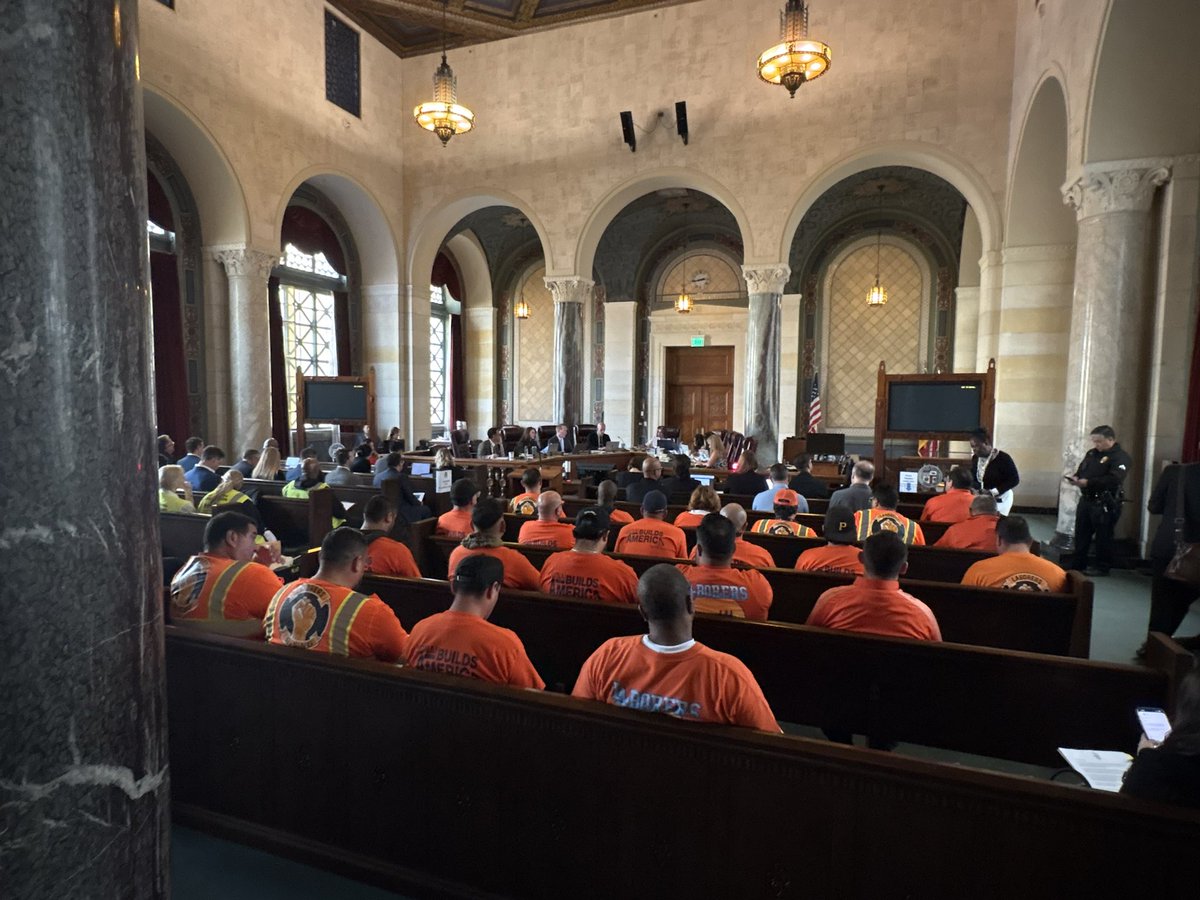liunascdcl's tweet photo. We’re out at the LA City Planning Commission today, making sure labor’s voice is heard and our communities get the representation they deserve.
When projects rise, so should the voices of the Laborers who build them.
#LaborersRising #UnionStrong #SCDCL #CommunitySupport https://t.co/Xlpv6tYn3v