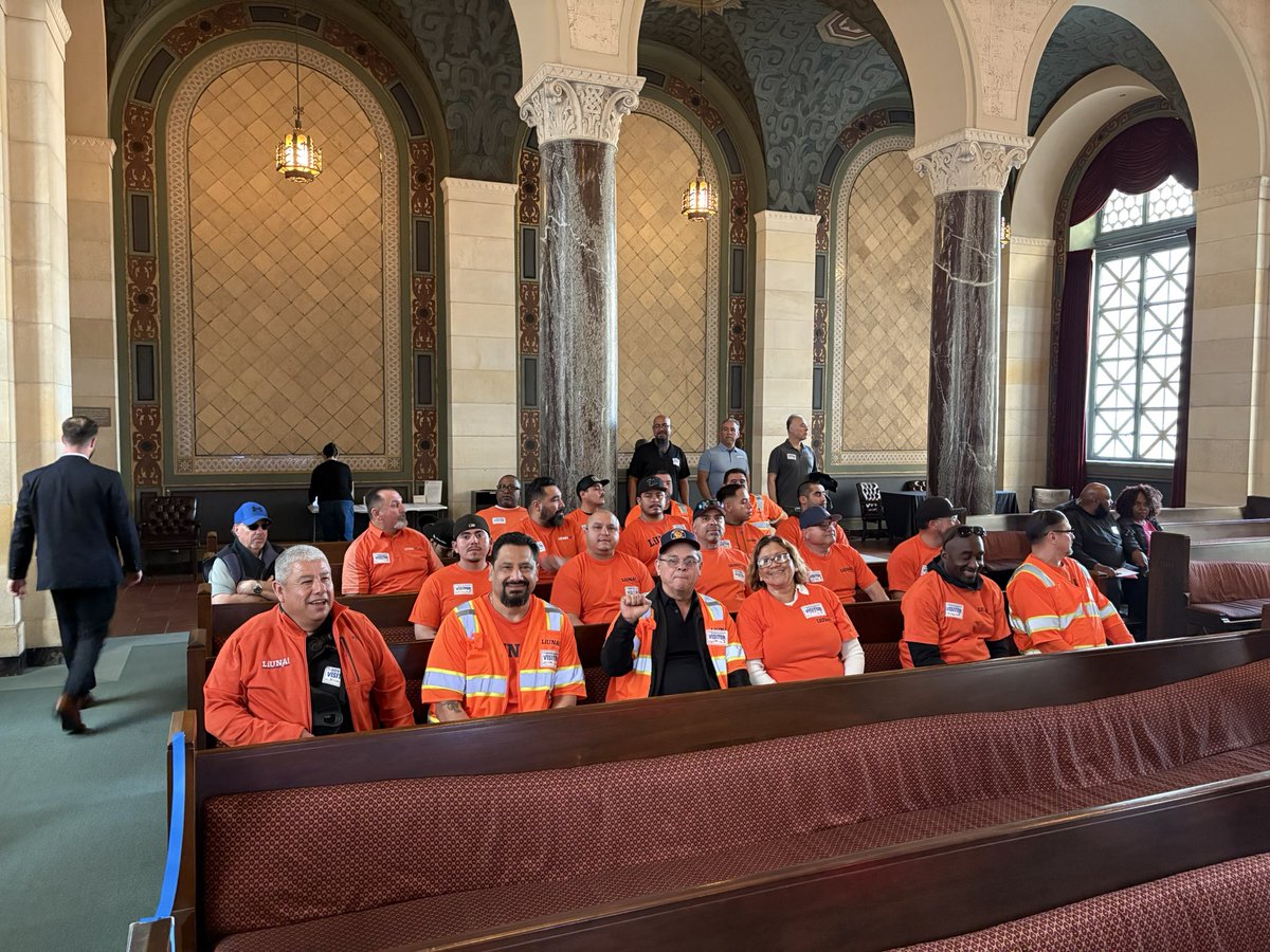 liunascdcl's tweet photo. We’re out at the LA City Planning Commission today, making sure labor’s voice is heard and our communities get the representation they deserve.
When projects rise, so should the voices of the Laborers who build them.
#LaborersRising #UnionStrong #SCDCL #CommunitySupport https://t.co/Xlpv6tYn3v