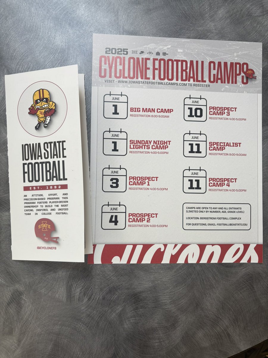 Thank you <a href="/Coach_Heacock/">JON HEACOCK</a> for stopping by today! Excited to come to camp! #cyclones