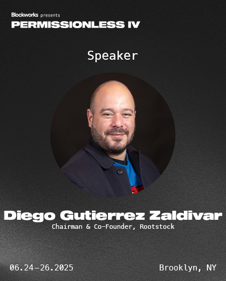 BWInflection's tweet photo. they call him the godfather of BTCFi.

built the longest-running bitcoin conference on earth.
helped bitcoin take root across 9 countries—and got a hall of fame badge for it.

@dieguito joins us in brooklyn | june 24–26 https://t.co/oBVeZUmksF