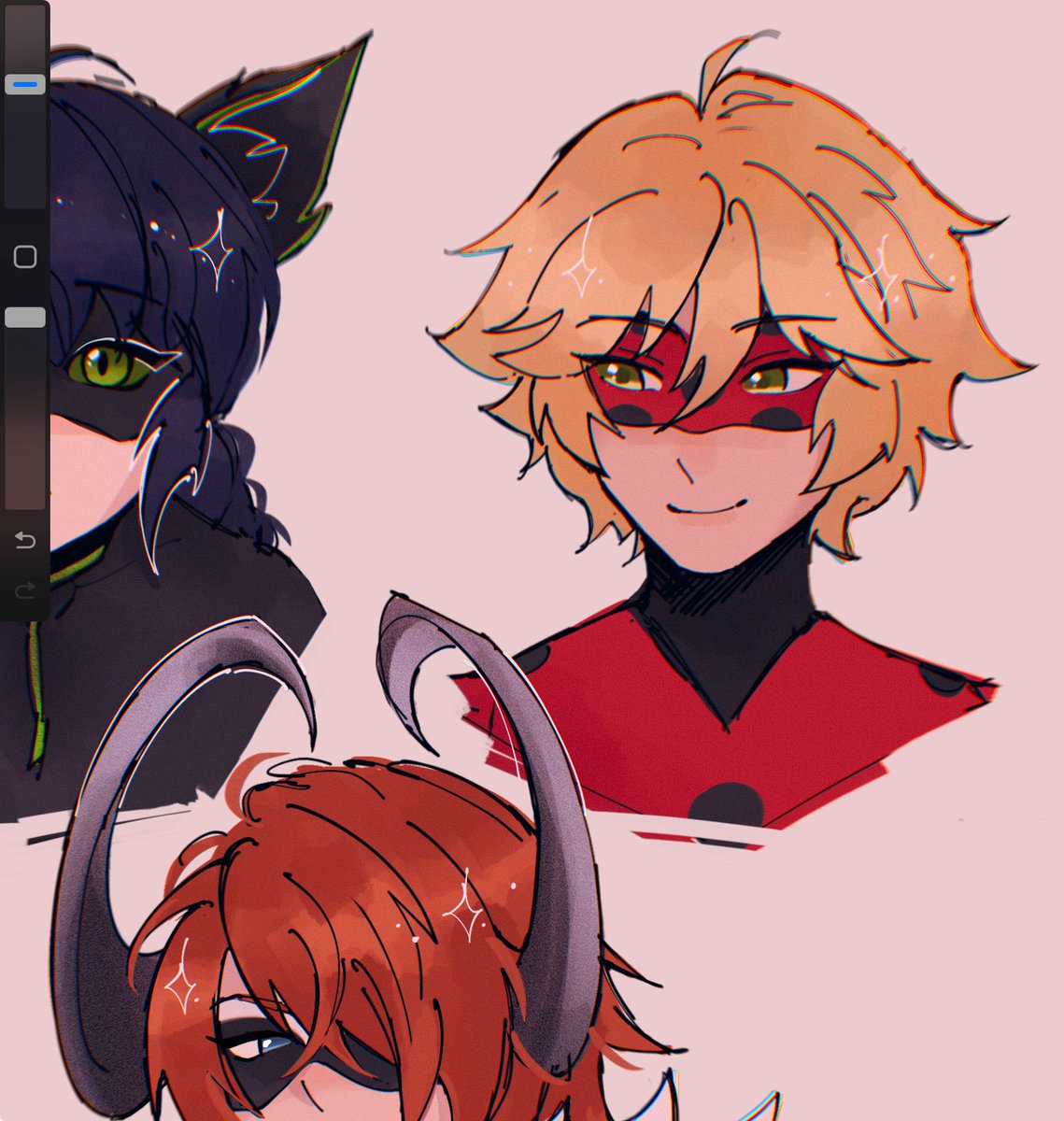 misterbug 🐞 (and two other portraits i dont wanna fully show yet 😸)

[ #MiraculousLadybug ]