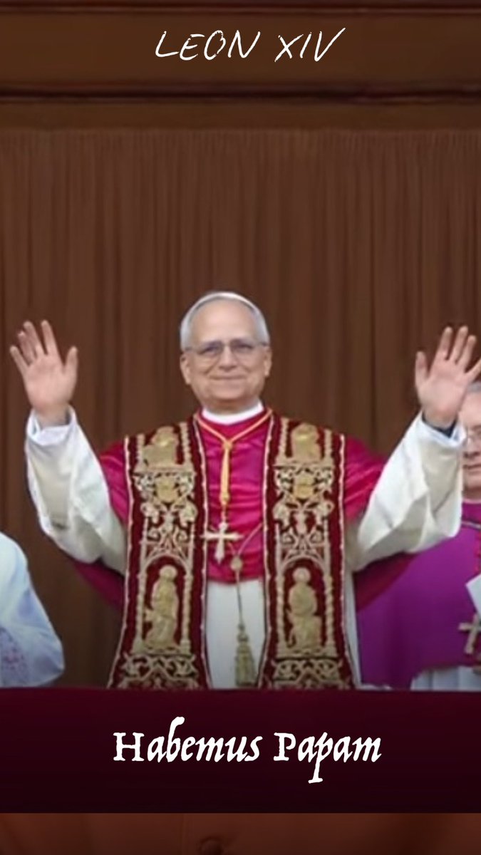 🇻🇦 Desde la UCAM recibimos con alegría el anuncio del nuevo Papa, León XIV, y nos unimos en oración pidiendo por él y por la Iglesia. 

#HabemusPapam