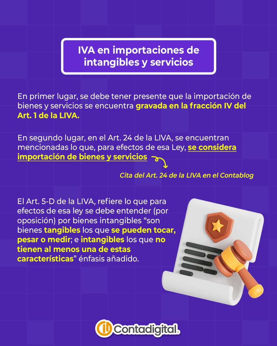 ContabilidadDig's tweet photo. ¡No te quedes con la duda! 😮
Revisa si estás realizando correctamente el llenado de los nuevos campos del #IVA virtual en la #DIOT con el artículo del #Contablog📒
https://t.co/T5ZRbOldHF https://t.co/gTCaol647l