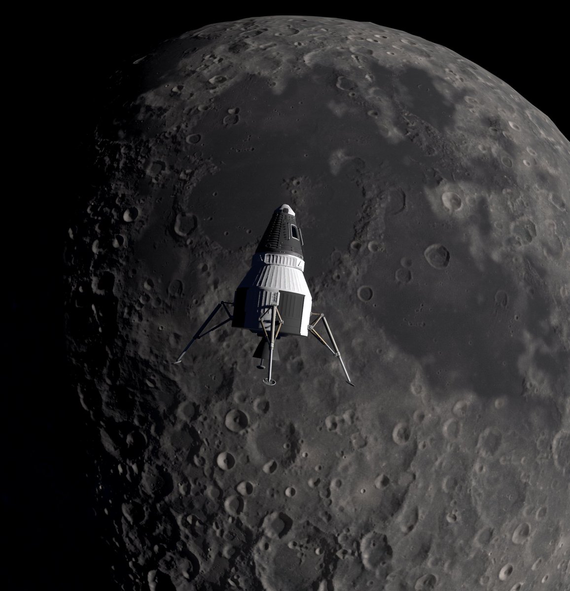 Spaceflight_Sim's tweet image. Check out how insanely great we managed to get the Moon to look in Spaceflight Simulator 2. And this runs on mobile phones!