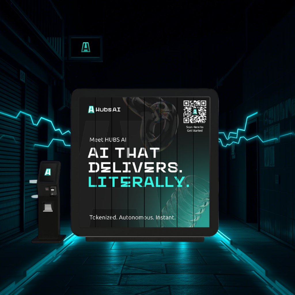 HubsaiOfficial's tweet photo. Retail’s stuck in slow motion.
HUBS AI’s zero-touch bet? Autonomous kiosks that stock, sell, and deliver—no humans, no delays.
Old retail: 7-day shipping.
Us: 7-minute pickups.
Who’s ready to skip the wait? 💧
#Web3Retail https://t.co/QaC5TTevJm