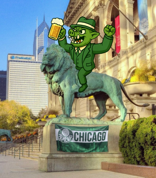 The legendary lion statue at the Art Institute has NEVER seen anything like this. Al Porcone is ON!🐷💚
Celebrating our 4th straight win, 100% record in the Libertadores, and early qualification to the Round of 16! Chicago is Palestra!
#PalmeirasChicago <a href="/Palmeiras/">SE Palmeiras</a> #AvantiPalestra