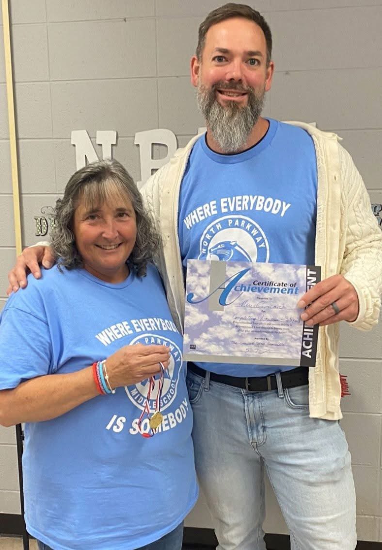 North Parkway Middle (@npmspanthers) on Twitter photo Congratulations are in order for these young ladies at North Parkway Middle—Julia Gowan and Paula Broomfield have completed the 1,000,000 step challenge! #GET2STEPPING #weCARE #WEAREINTHISTOGETHER <a href="/suptking/">Marlon D. King</a> <a href="/DrShemon/">Dr. Shemon Reaves</a> <a href="/JMCSchools/">Jackson-Madison County Schools</a> Congratulations are in order for these young ladies at North Parkway Middle—Julia Gowan and Paula Broomfield have completed the 1,000,000 step challenge! #GET2STEPPING #weCARE #WEAREINTHISTOGETHER <a href="/suptking/">Marlon D. King</a> <a href="/DrShemon/">Dr. Shemon Reaves</a> <a href="/JMCSchools/">Jackson-Madison County Schools</a>