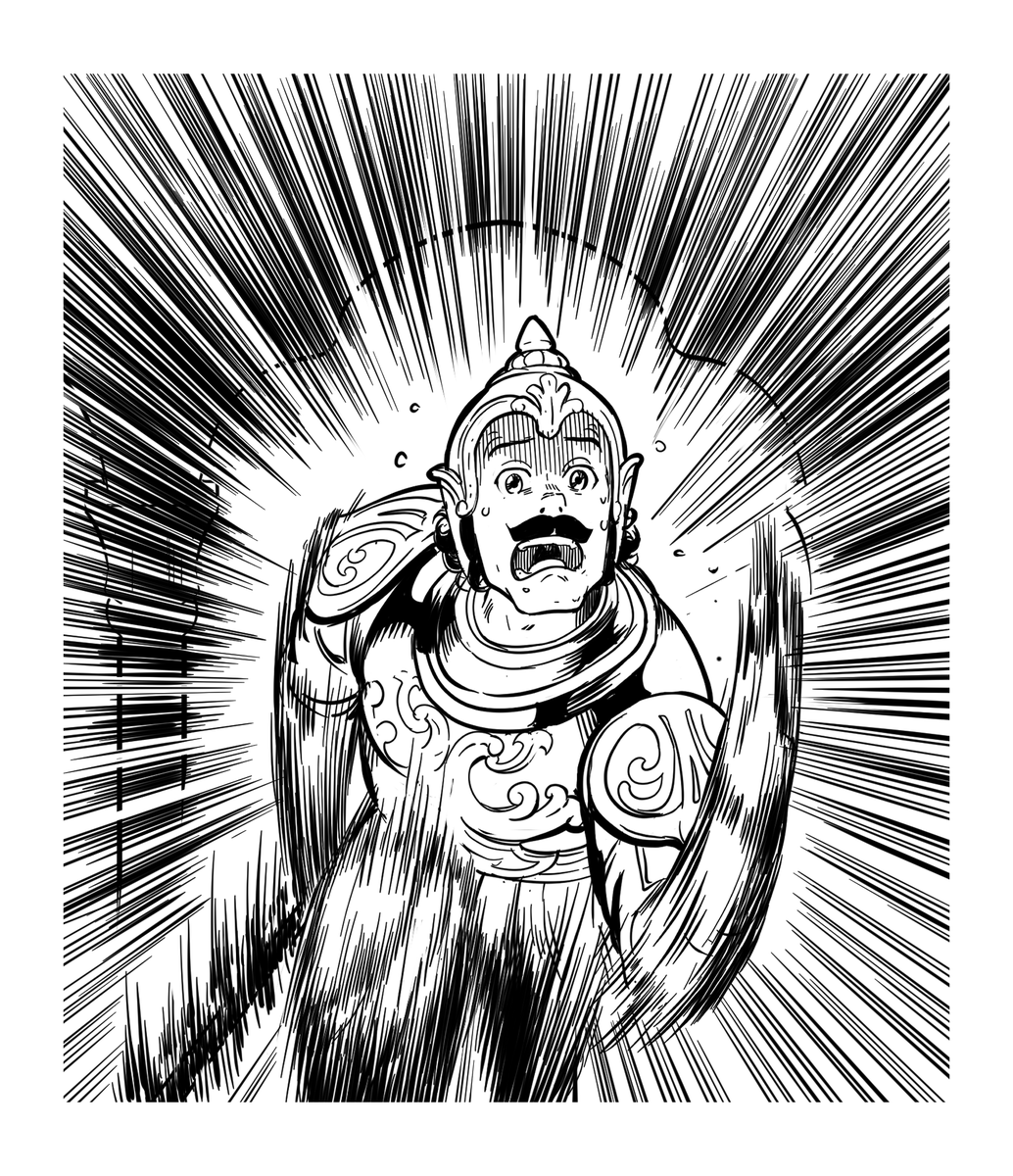 abhimanyuthewor's tweet photo. Something's coming, and he wasn't ready for it!

#Ramayana #AncientIndia #ComicArt #KingdomOfRama #Dharma #IndianHistory #RamayanaComic #GraphicNovel #IndianMythology #RamayanaProject #ComicInProgress #CreativeJourney #IndieComics #running #ramayanalegendofthewarriorprince https://t.co/iioqAJHjzs
