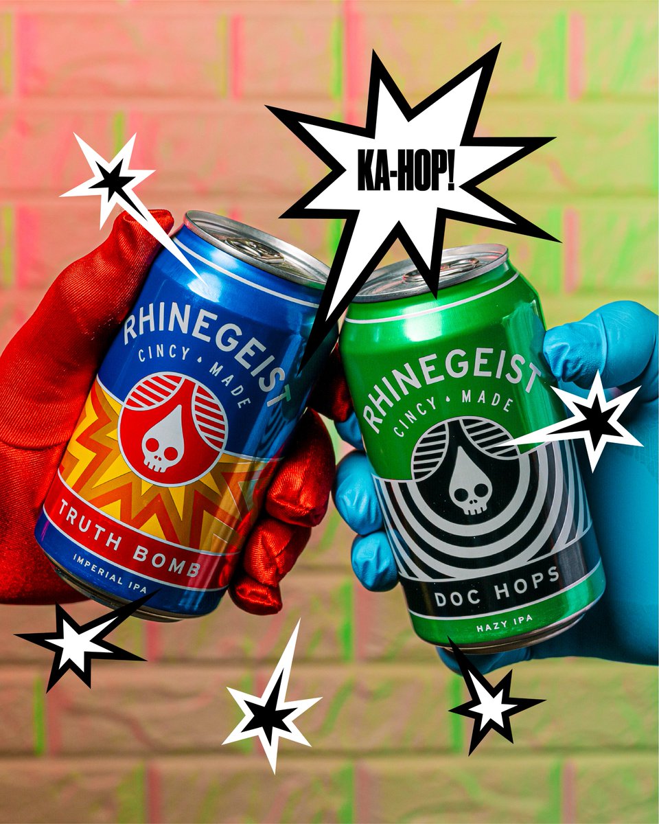KA-HOP! 
Heroically honest hops vs. diabolically juicy biotransformation! Who will prevail?!? Find out in the latest edition of the Hop Box Hoppy Variety Pack!
