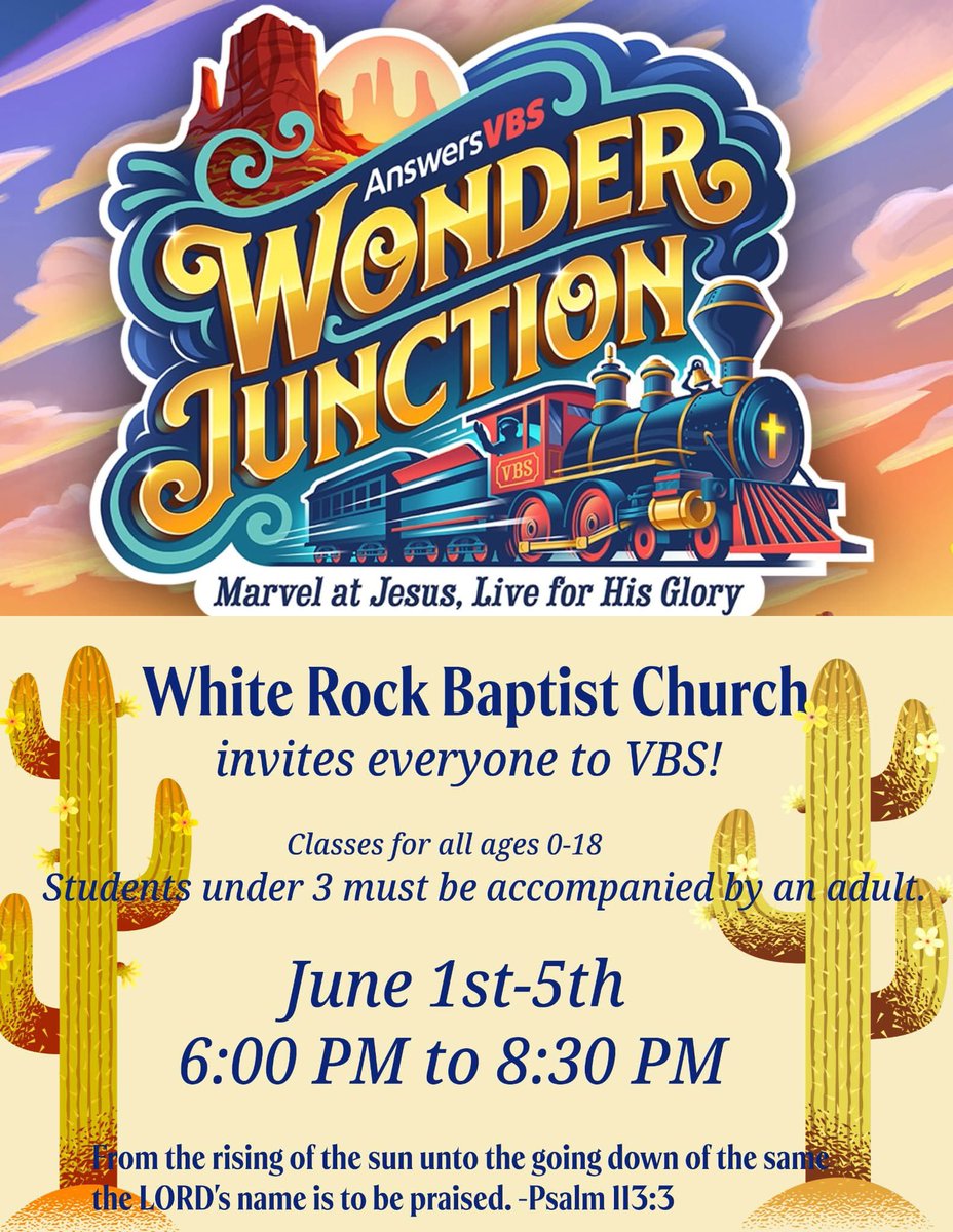 JustAmyCJ's tweet photo. VBS at White Rock! Come join us https://t.co/Z2IdMg9s0n
