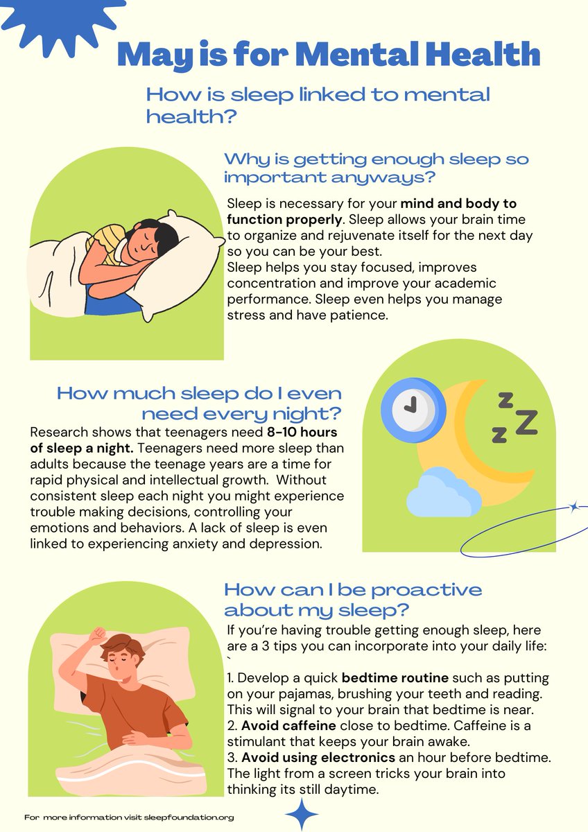 May is #MentalHealthAwareness. Here is our Mental Health Monday Information.