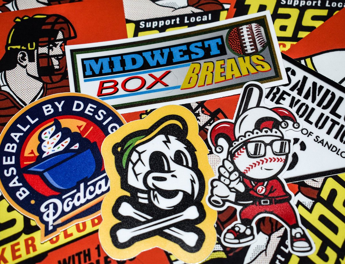 May’s Sticker Club is here ⤵️

⚾️ Baseball By Design Podcast
⚾️ South Austin Parakeets
⚾️ Tulsa City Jesters
⚾️ Sandlot Revolution
+ a special bonus from our friends at <a href="/midwestboxbreak/">Midwest Box Breaks</a> 

JOIN ➡️ Oldfortbaseballco.com/stickerclub