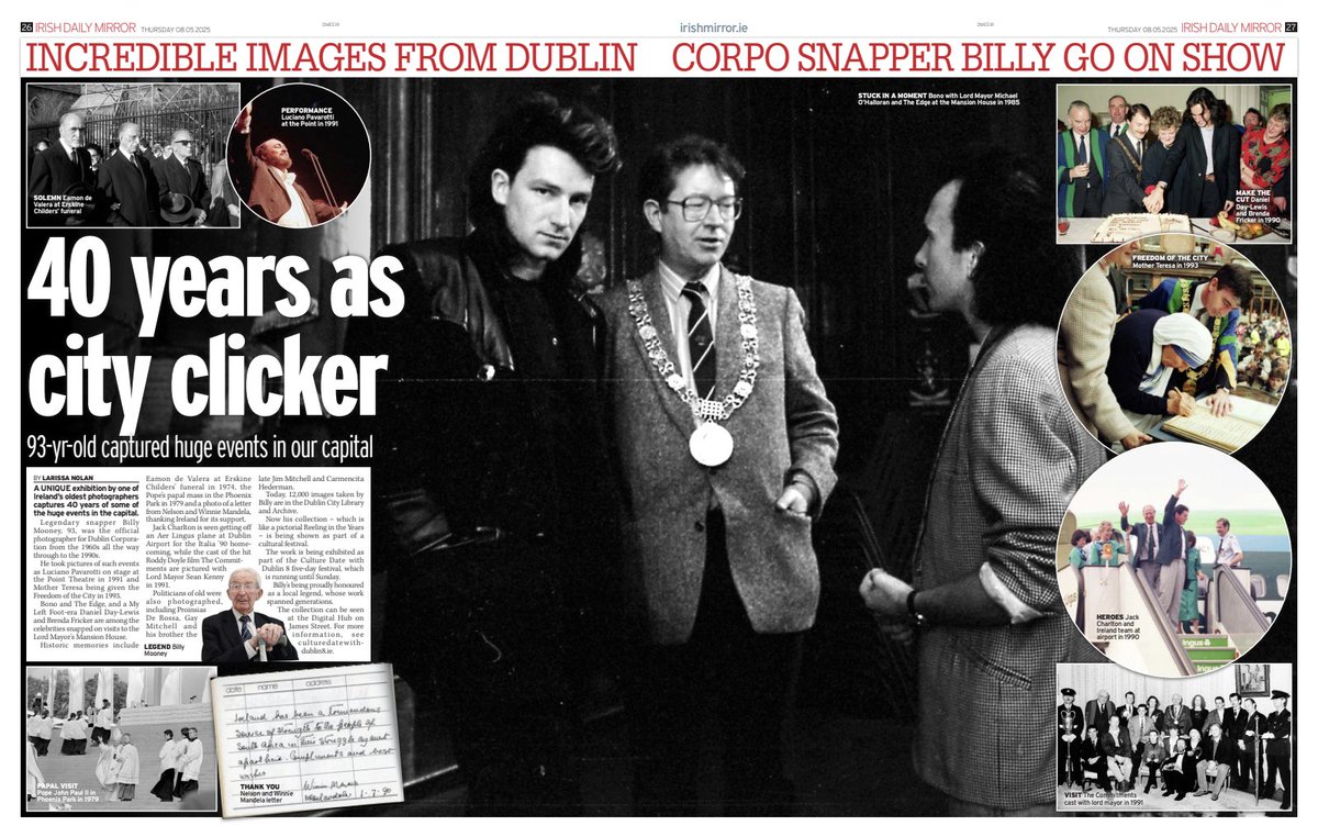 CultureHead (@culturehead) on Twitter photo Love this Story.
Billy Mooney was the Dublin City Corporation photographer for over 40 years.
His work is now being honoured with an exhibition in <a href="/TheDigitalHub/">The Digital Hub</a> as part of this weekends <a href="/CultureDateD8/">Culture Date D8</a> Festival 😍 Love this Story.
Billy Mooney was the Dublin City Corporation photographer for over 40 years.
His work is now being honoured with an exhibition in <a href="/TheDigitalHub/">The Digital Hub</a> as part of this weekends <a href="/CultureDateD8/">Culture Date D8</a> Festival 😍