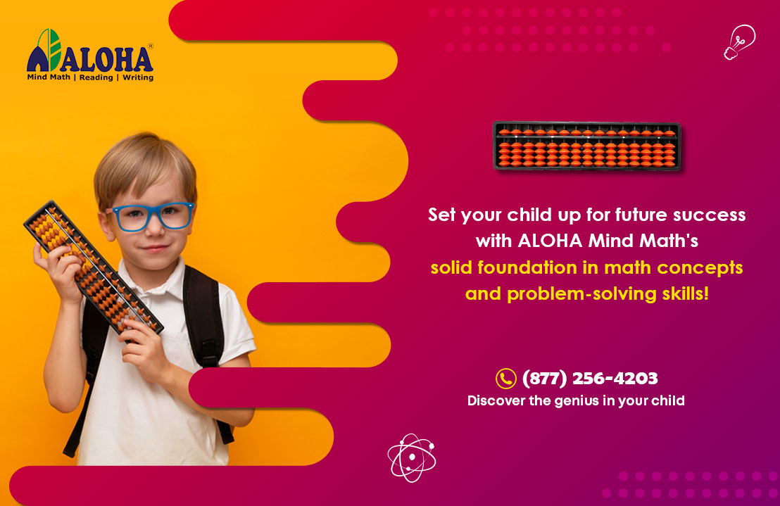 AlohaKidsMath's tweet image. Set your child up for future success with ALOHA Mind Math's solid foundation in math concepts and problem-solving skills!
For more information
👉👉alohamindmath.com
📞📞(877) 256-4203
#mathprogram #mathlearningcenter #writingprogram #mathtutoringcenter #abacusclasses #ALOHA