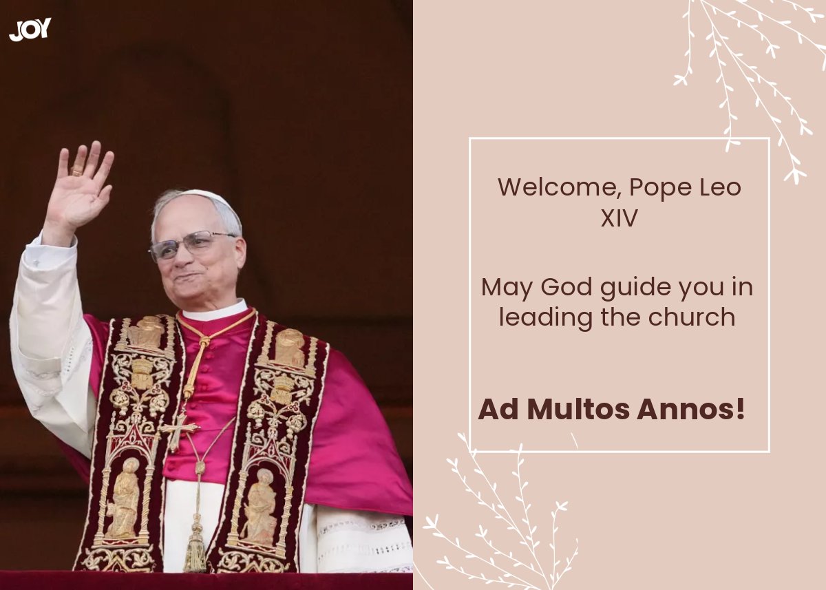 Welcome, Pope Leo XIV

As we welcome Pope Leo XIV, may God guide you in leading the Church with wisdom and compassion. 🌍🙏 Let's unite in prayer and support for this new chapter in faith.

#PopeLeoXIV #NewBeginnings